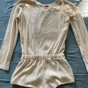 Free People Beach Short Long Sleeved Romper